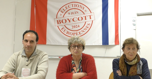Déclaration des organisations qui ont fait campagne pour le boycott du scrutin européen